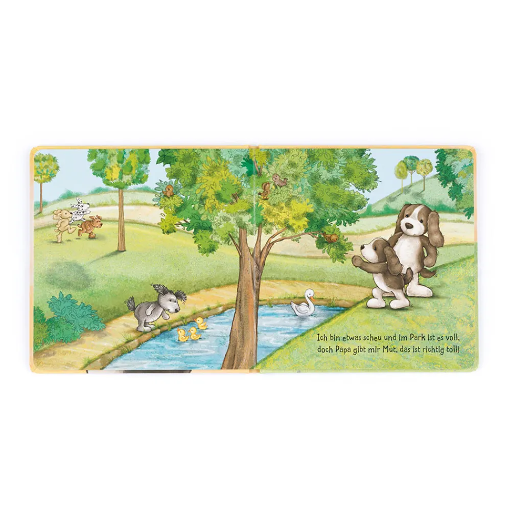 Jellycat Hündchen Schnuck und sein Papa Buch