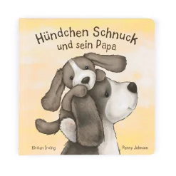 Jellycat Hundchen Schnuck Und Sein Papa Buch and Bashful Fudge Puppy Medium