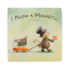 Jellycat I Know A Monkey Book