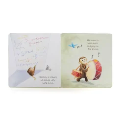 Jellycat I Know A Monkey Book