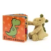 Jellycat If I Were A Dinosaur Book and Bashful Dino Small