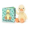 Jellycat If I were a Duckling Board Book and Bashful Duckling Medium