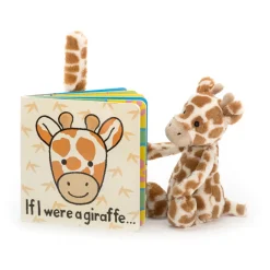 Jellycat If I Were A Giraffe Book and Bashful Giraffe Small
