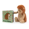 Jellycat If I Were A Hedgehog Board Book and Bashful Hedgehog Medium