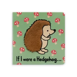 Jellycat If I Were A Hedgehog Board Book and Bashful Hedgehog Medium
