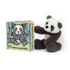 Jellycat If I Were A Panda Book and Harry Panda Cub Small