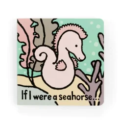 Jellycat If I Were A Seahorse Book and Sienna Seahorse Medium