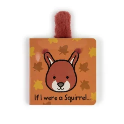 Jellycat If I Were a Squirrel Board Book and Bashful Squirrel Medium