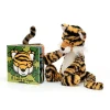 Jellycat If I Were A Tiger Book and Bashful Tiger Medium