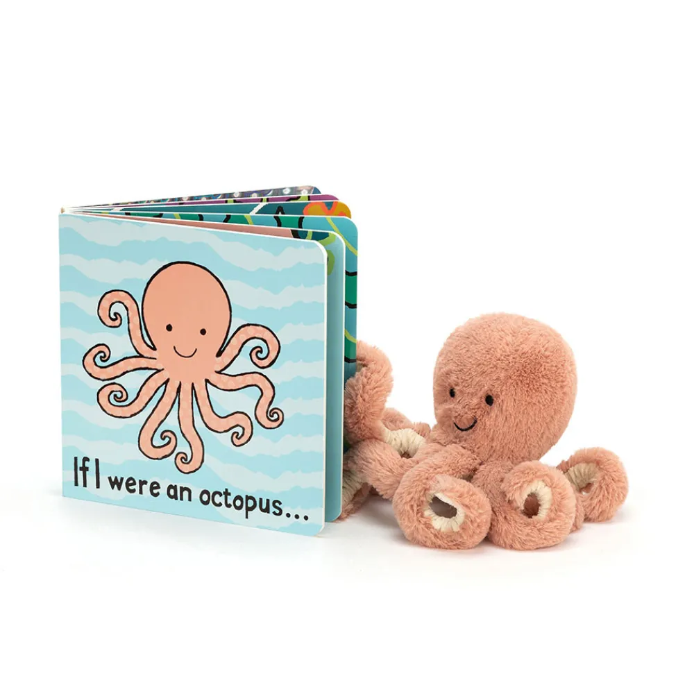 Jellycat If I Were An Octopus Book and Odell Octopus Tiny