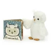 Jellycat If I Were An Owl Board Book and Bashful Owl Medium