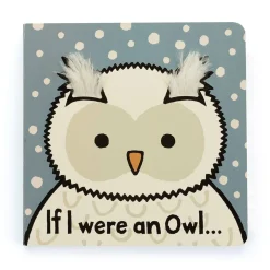 Jellycat If I Were An Owl Board Book and Bashful Owl Medium