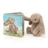 Jellycat Lapin Timide Et Ses Petites Aventures and Bashful Beige Bunny Medium