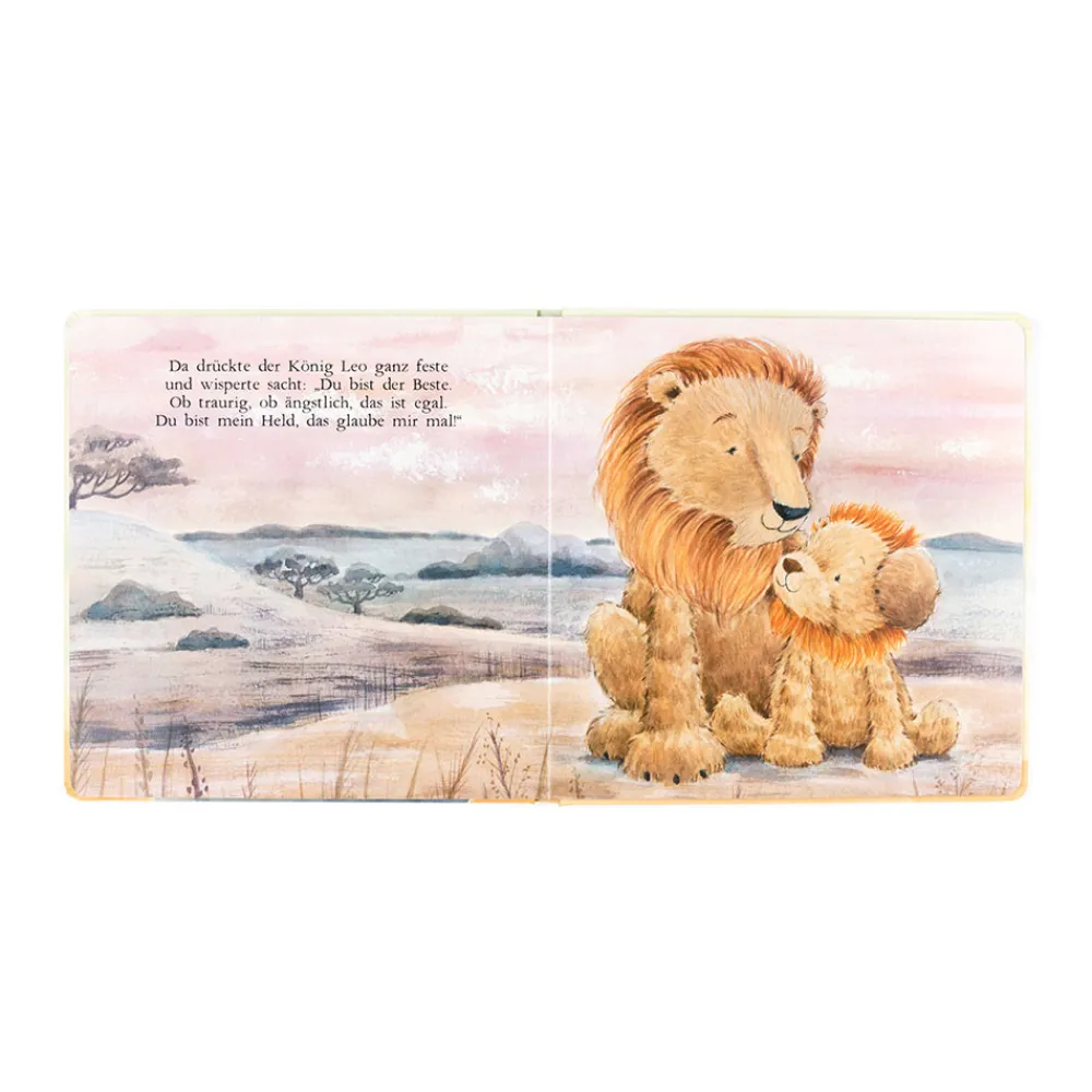 Jellycat Leo, Der Mutige Löwe Buch