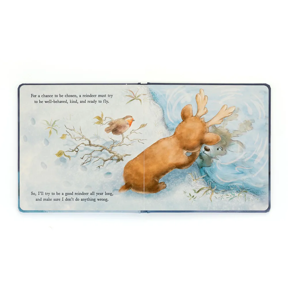 Jellycat Mitzi Reindeer's Dream Book and Mitzi Reindeer Medium