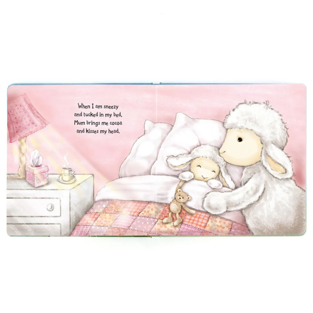 Jellycat My Mum and Me Book and Bashful Lamb Medium