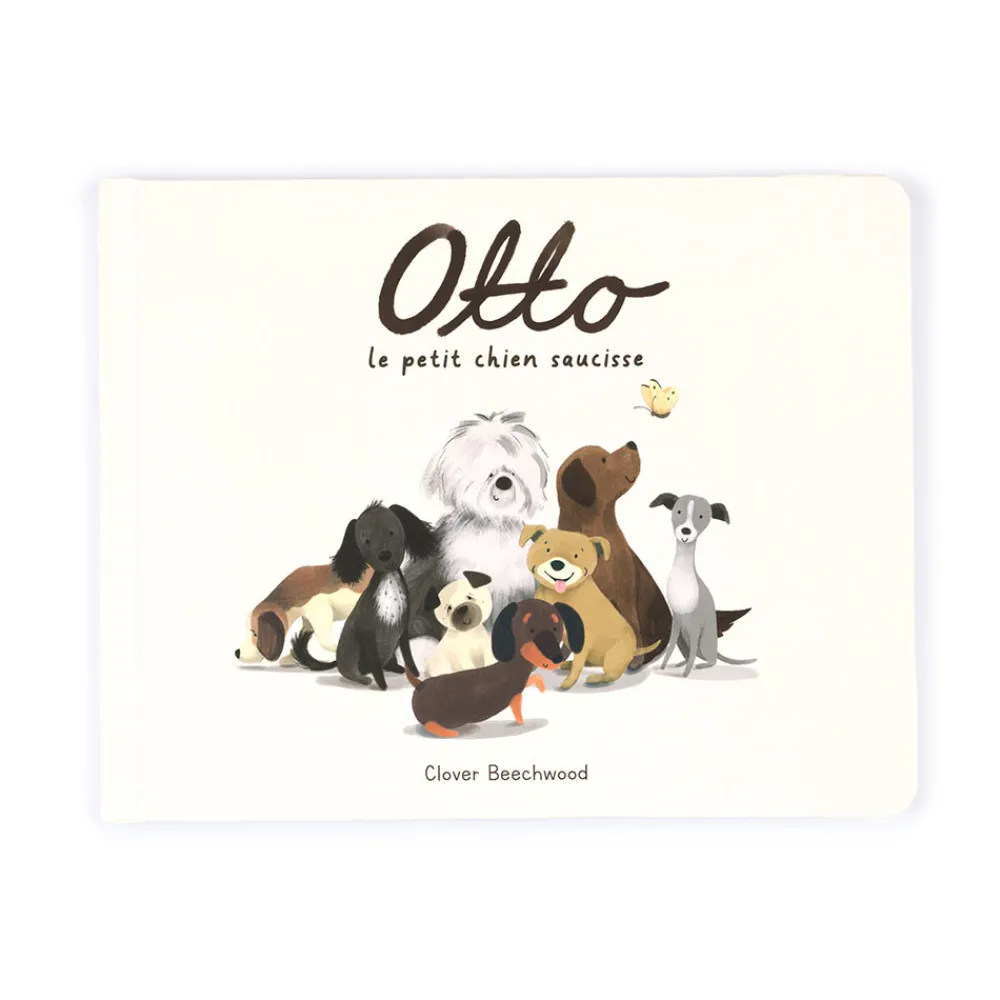 Jellycat Otto Le Petit Chien Saucisse Livre
