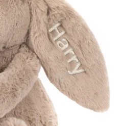 Jellycat Personalised Bashful Beige Bunny 'Birthday'