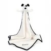 Jellycat Personalised Bashful Black & Cream Puppy Blankie