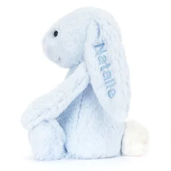 Jellycat Personalised Bashful Blue Bunny Medium
