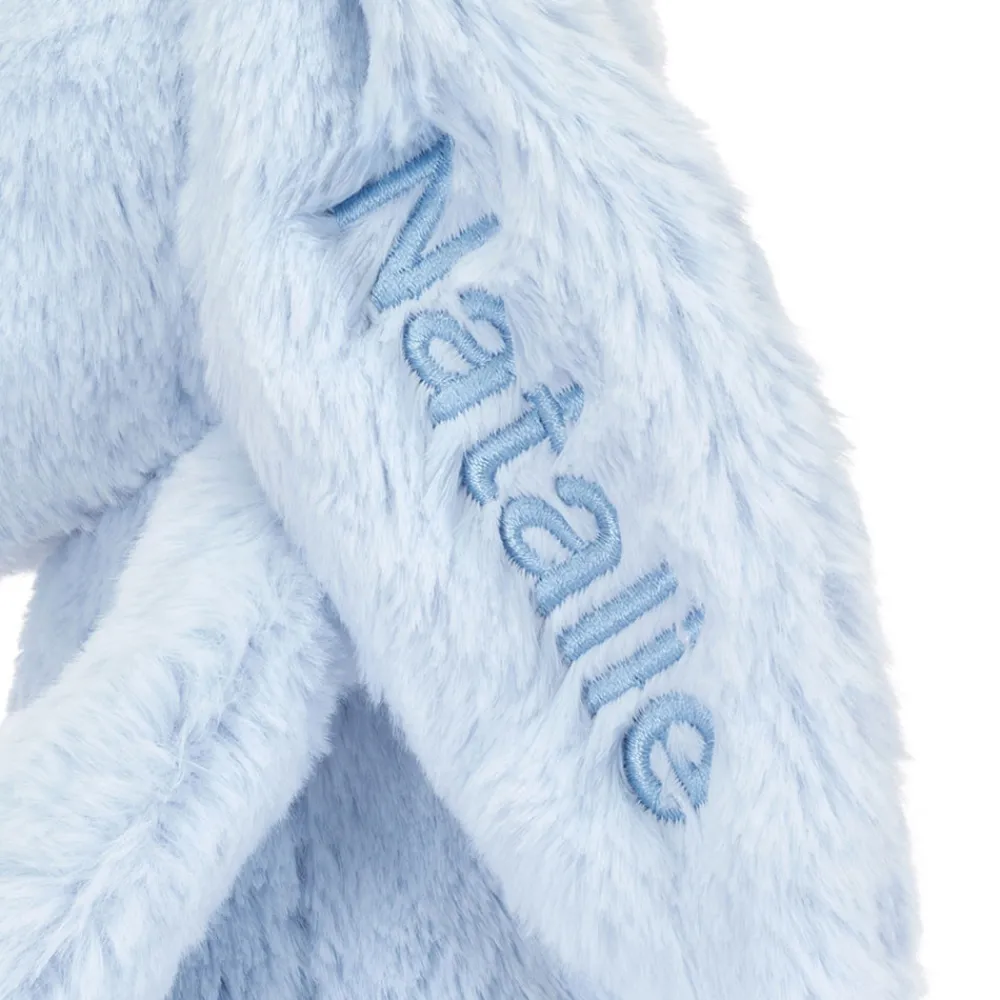 Jellycat Personalised Bashful Blue Bunny Medium