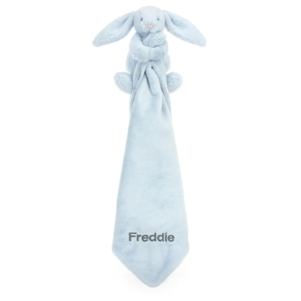 Jellycat Personalised Bashful Blue Bunny Soother
