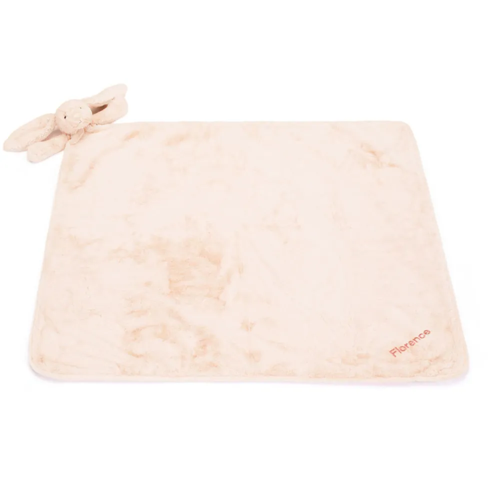 Jellycat Personalised Bashful Blush Bunny Blankie