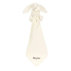 Jellycat Personalised Bashful Cream Bunny Soother
