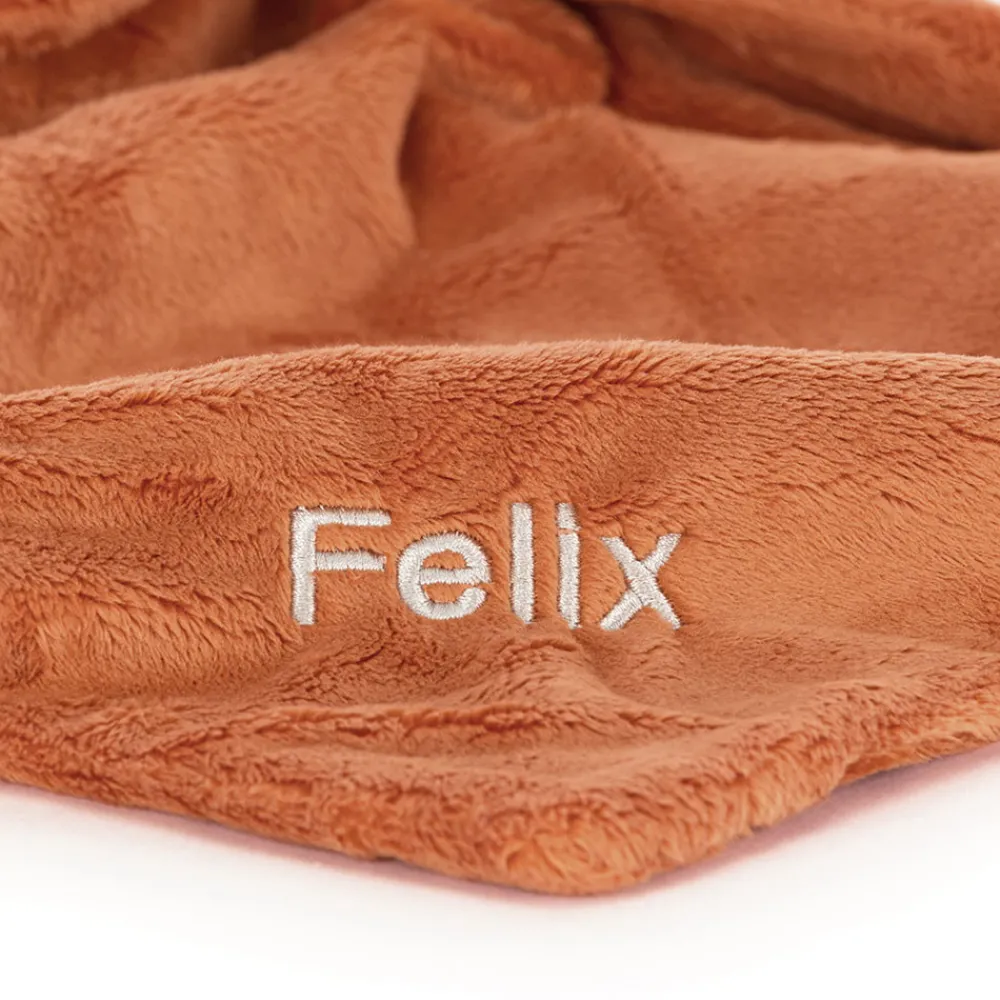 Jellycat Personalised Bashful Fox Cub Soother