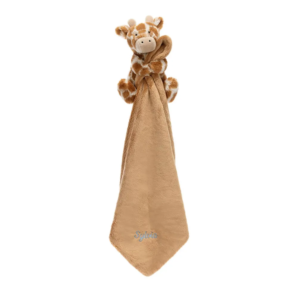 Jellycat Personalised Bashful Giraffe Soother
