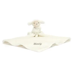 Jellycat Personalised Bashful Lamb Soother