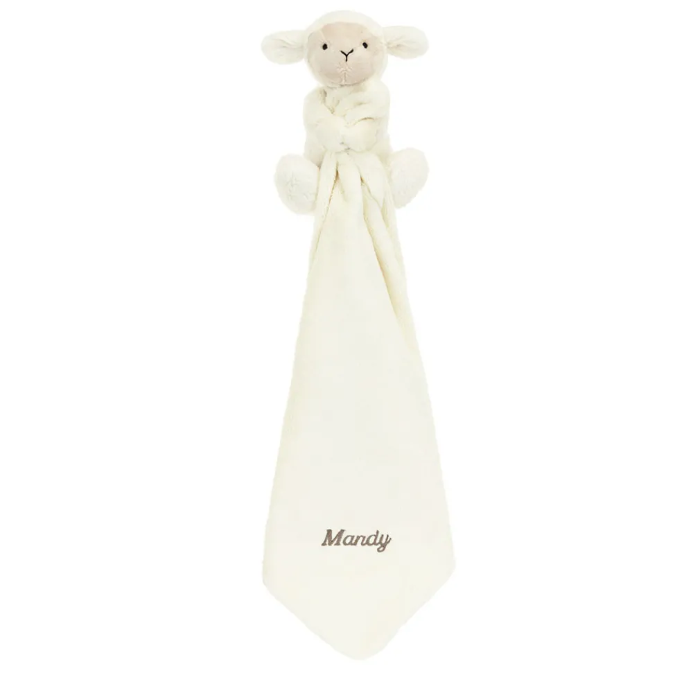 Jellycat Personalised Bashful Lamb Soother