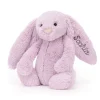 Jellycat Personalised Bashful Lilac Bunny Medium