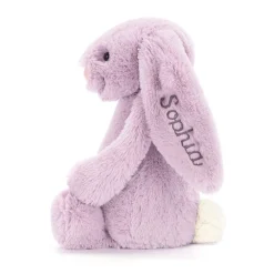 Jellycat Personalised Bashful Lilac Bunny Medium
