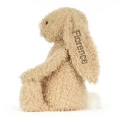 Jellycat Personalised Bashful Luxe Bunny Curly Big