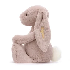 Jellycat Personalised Bashful Luxe Bunny Rosa Huge