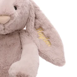 Jellycat Personalised Bashful Luxe Bunny Rosa Huge