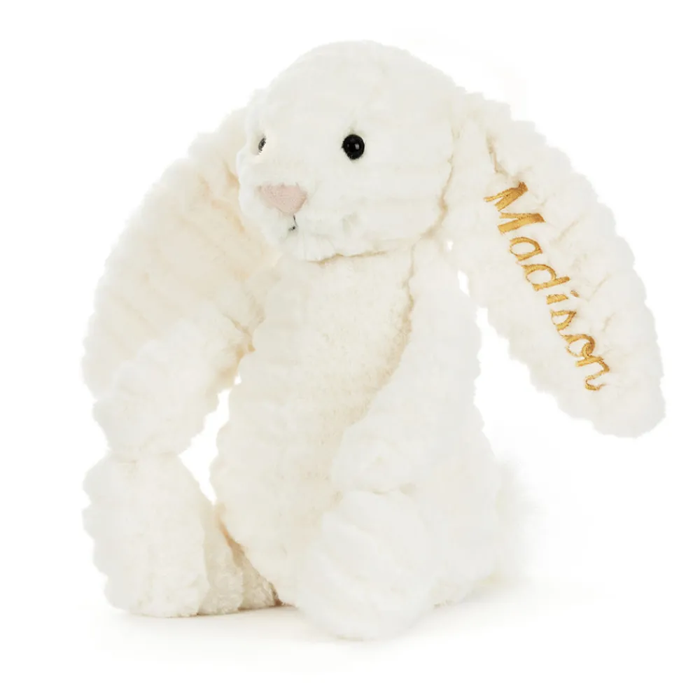 Jellycat Personalised Bashful Luxe Bunny Nimbus