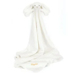 Jellycat Personalised Bashful Luxe Bunny Luna Blankie