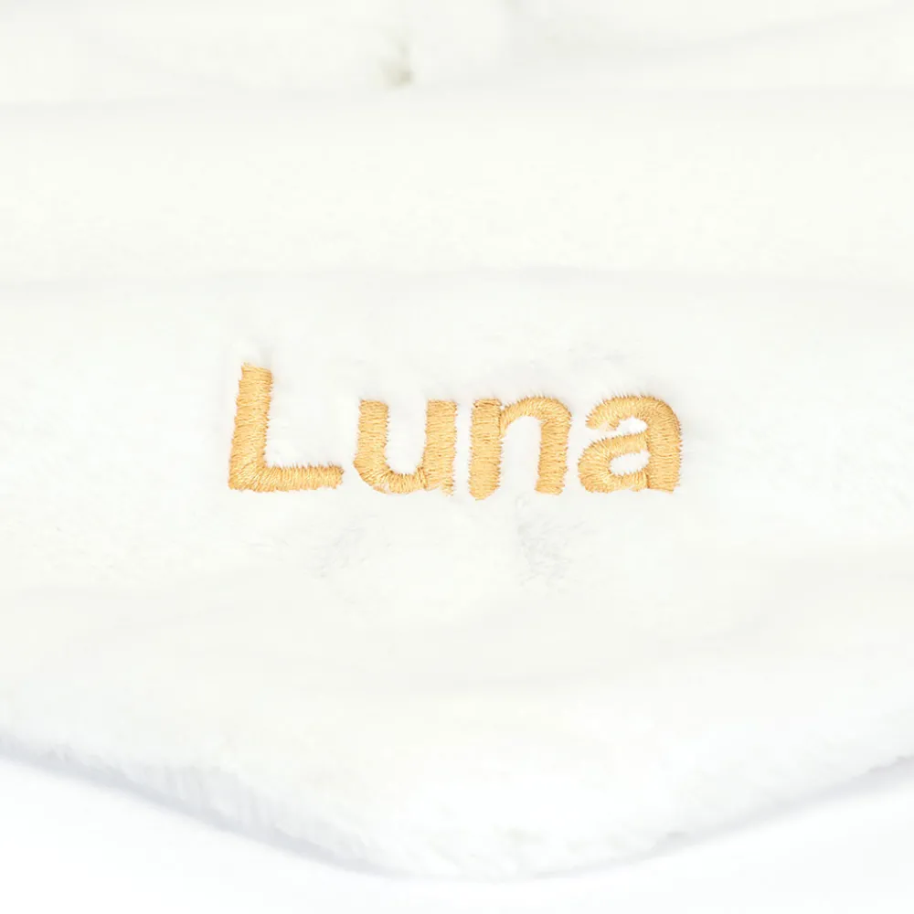 Jellycat Personalised Bashful Luxe Bunny Luna Soother