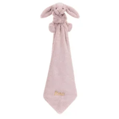 Jellycat Personalised Bashful Luxe Bunny Rosa Soother