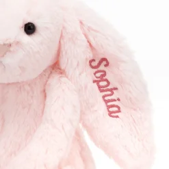 Jellycat Personalised Bashful Pink Bunny Medium