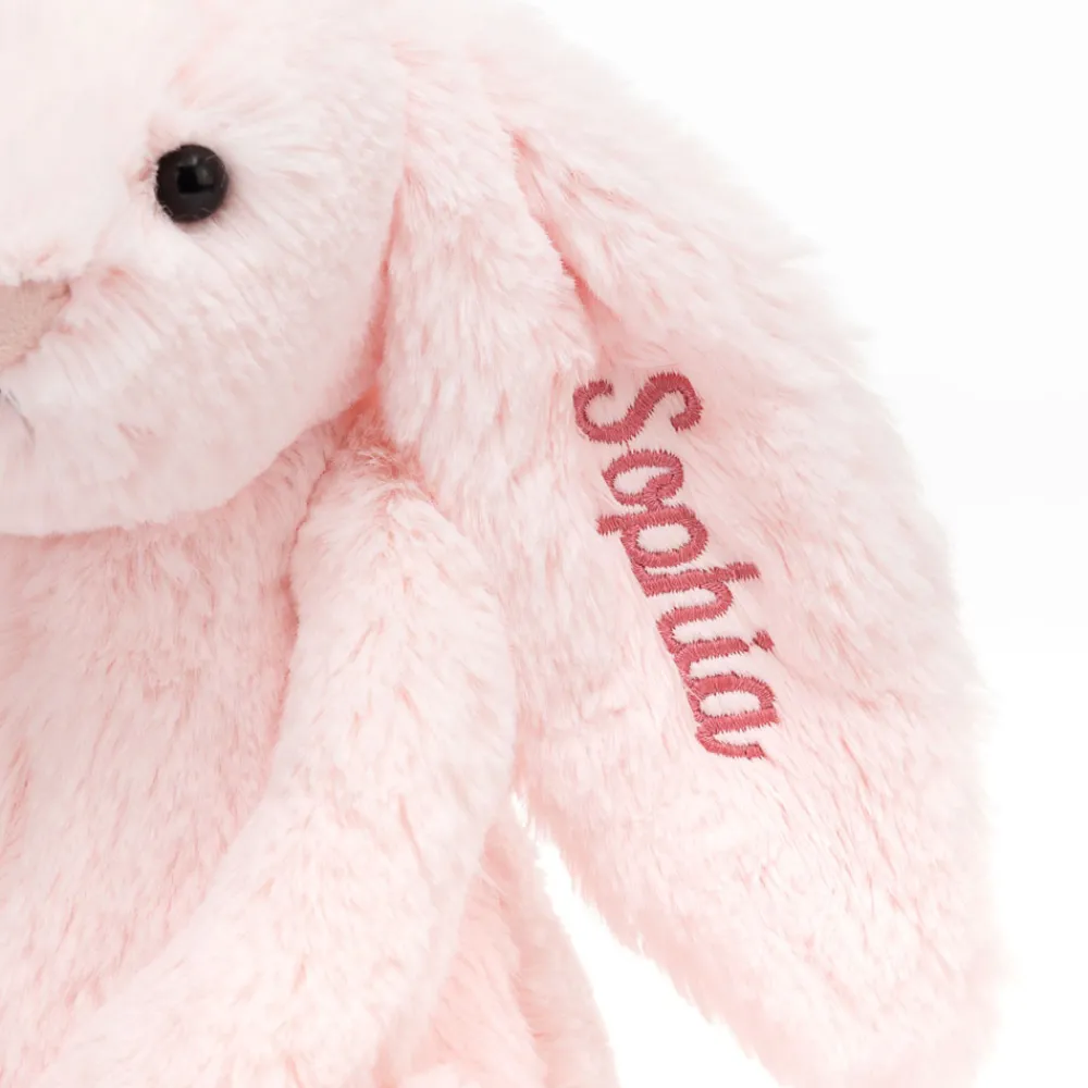 Jellycat Personalised Bashful Pink Bunny Medium