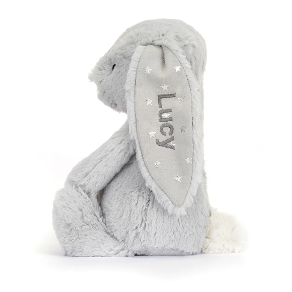 Jellycat Personalised Bashful Shimmer Bunny Medium