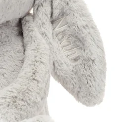Jellycat Personalised Bashful Silver Bunny Huge