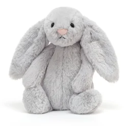 Jellycat Personalised Bashful Silver Bunny Medium