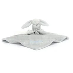 Jellycat Personalised Bashful Silver Bunny Soother