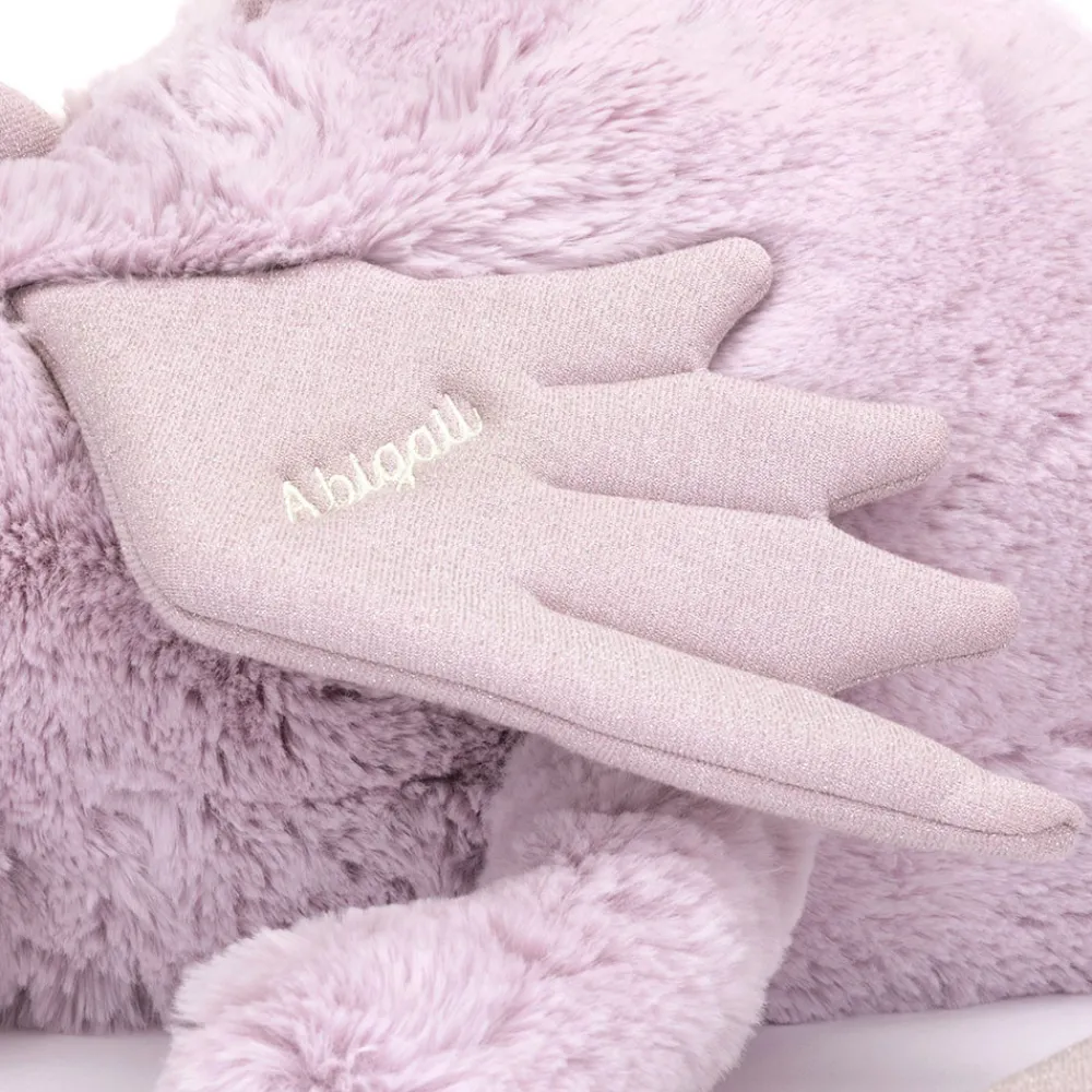 Jellycat Personalised Lavender Dragon Huge