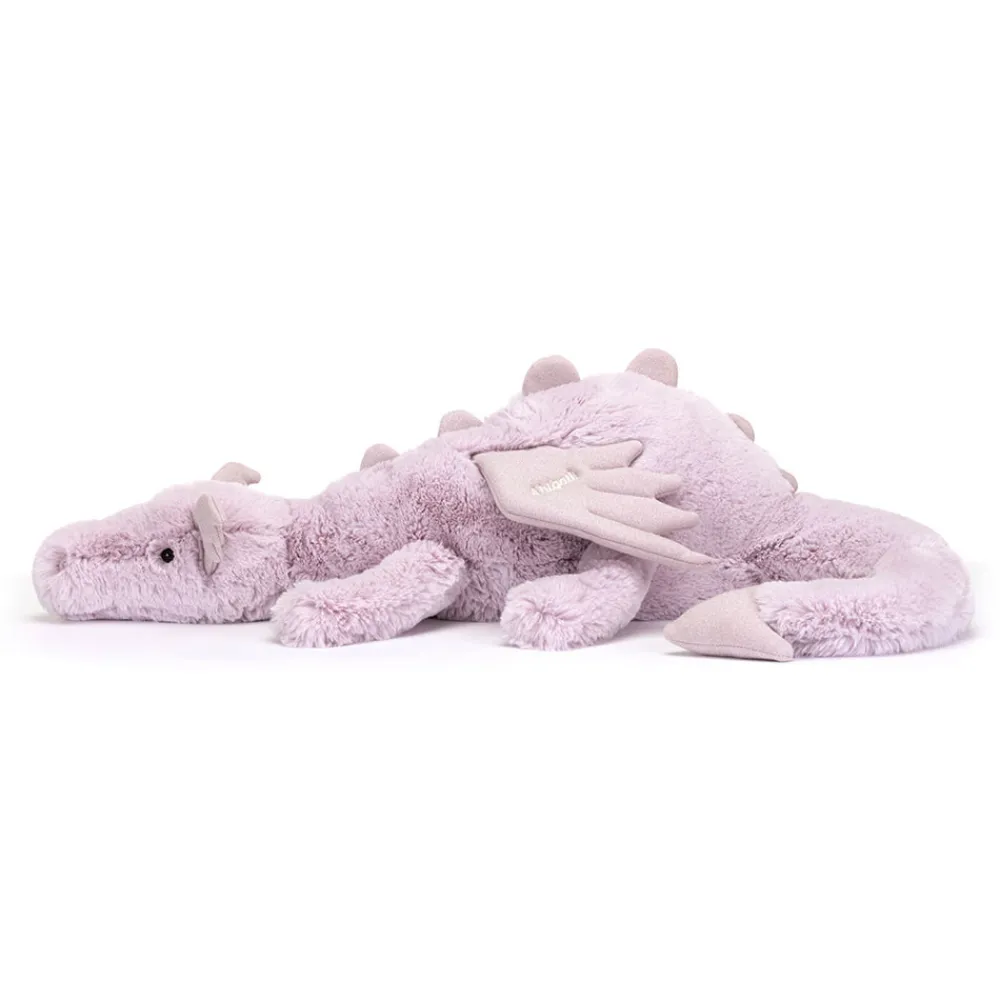 Jellycat Personalised Lavender Dragon Huge