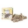 Jellycat Smudge the Littlest Elephant Book and Smudge Elephant Medium
